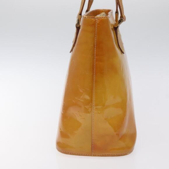 LOUIS VUITTON Monogram Vernis Houston Hand Bag Beige M91004 - Picture 3 of 16